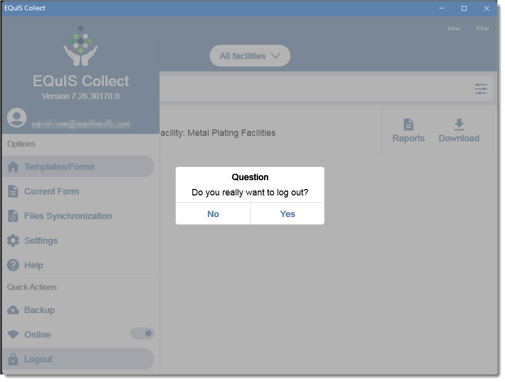 Logout