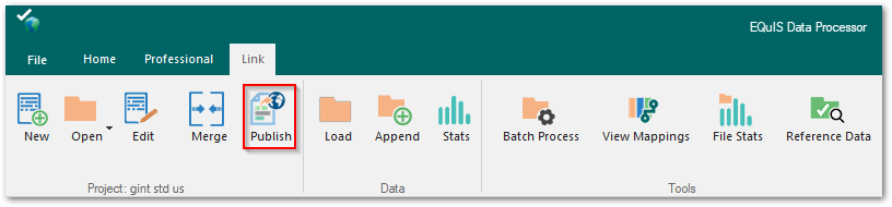 EDP_Link-Ribbon-Publish-Project-Reference-Data